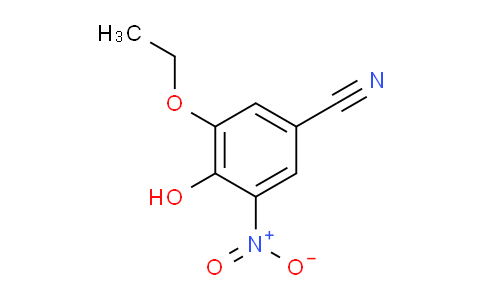 CAS No. 834907-59-4, 3-Ethoxy-4-hydroxy-5-nitro-Benzonitrile