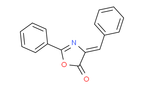 CAS No. 842-74-0, 2-Phenyl-4-(phenylmethylene)-5(4H)-Oxazolone