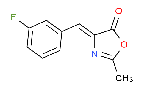 CAS No. 85986-89-6, 4-[(3-fluorophenyl)methylene]-2-methyl-5(4H)-Oxazolone