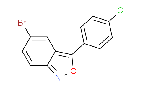 CAS No. 887-90-1, 5-Bromo-3-(4-chlorophenyl)-2,1-benzisoxazole
