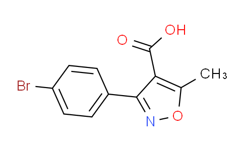 CAS No. 91182-58-0, 3-(4-bromophenyl)-5-methyl-4-Isoxazolecarboxylicacid
