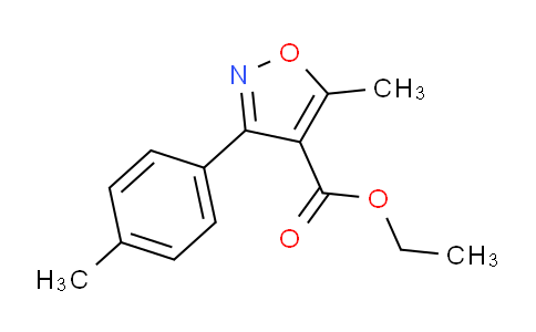 CAS No. 917388-45-5, Ethyl 5-methyl-3-(p-tolyl)isoxazole-4-carboxylate