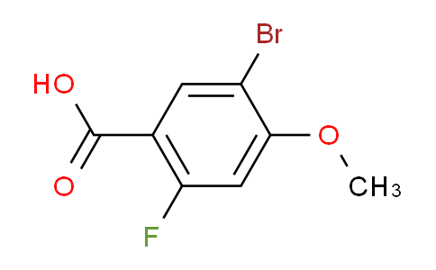 CAS No. 949014-42-0, 5-Bromo-2-fluoro-4-methoxy-Benzoicacid