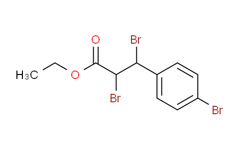CAS No. 952569-45-8, ethyl 2,3-dibromo-3-(4-bromophenyl)propanoate