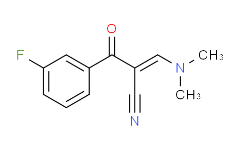 CAS No. 96249-05-7, 3-(Dimethylamino)-2-(3-fluorobenzoyl)acrylonitrile