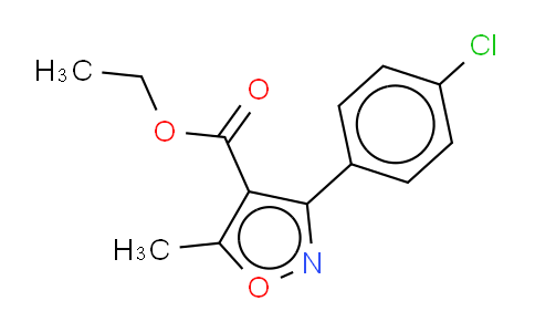 CAS No. 97026-71-6, 4-Isoxazolecarboxylicacid,3-(4-chlorophenyl)-5-methyl-,ethylester