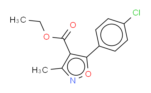 CAS No. 97026-72-7, 4-Isoxazolecarboxylicacid,5-(4-chlorophenyl)-3-methyl-,ethylester