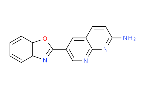 CAS No. 1027511-48-3, 6-(Benzo[d]oxazol-2-yl)-1,8-naphthyridin-2-amine