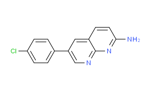 CAS No. 1027511-50-7, 6-(4-Chlorophenyl)-1,8-naphthyridin-2-amine
