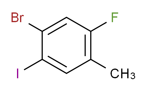 CAS No. 202865-74-5, 4-Bromo-2-fluoro-5-iodotoluene