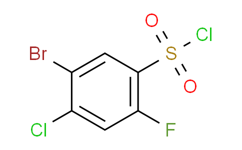 CAS No. 1070972-67-6, 5-Bromo-4-Chloro-2-fluorobenzene-1-sulfonyl chloride