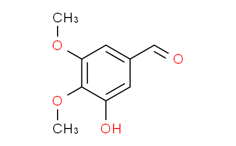 CAS No. 29865-90-5, 3,4-Dimethoxy-5-hydroxybenzaldehyde