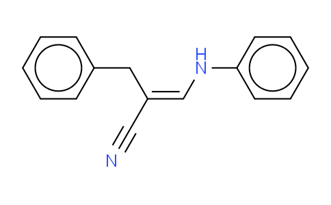CAS No. 121242-99-7, 2-Benzyl-3-(phenylamino)acryonitrile