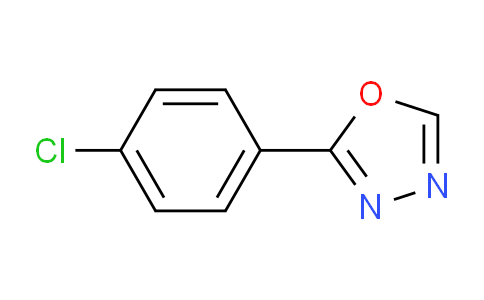 CAS No. 23289-10-3, 2-(4-Chlorophenyl)-1,3,4-oxadiazole