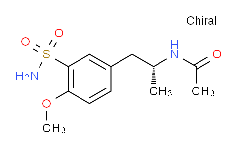 CAS No. 112101-74-3, N-[(1R)-2-[3-(Aminosulfonyl)-4-methoxyphenyl]-1-methylethyl]acetamide