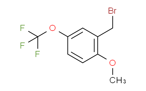 CAS No. 478484-53-6, 2-(Bromomethyl)-1-methoxy-4-(trifluoromethoxy)benzene