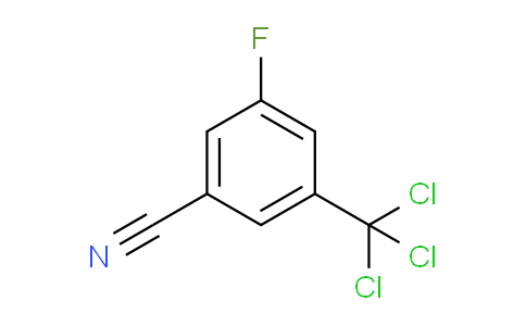 CAS No. 1121586-25-1, 3-Fluoro-5-(trichloromethyl)benzonitrile