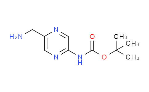 CAS No. 369638-71-1, tert-butyl N-[5-(aminomethyl)pyrazin-2-yl]carbamate