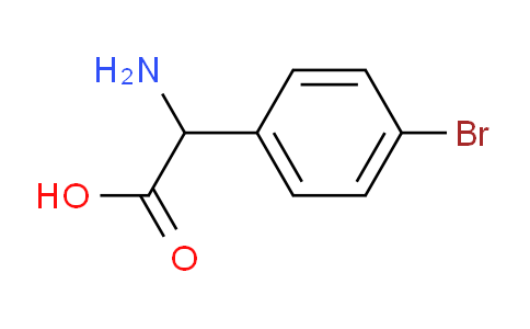 CAS No. 129592-99-0, 2-Amino-2-(4-bromophenyl)acetic acid