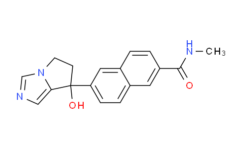 CAS No. 426219-23-0, 6-(7-hydroxy-6,7-dihydro-5H-pyrrolo[1,2-c]iMidazol-7-yl)-N-Methyl-2-naphthaMide