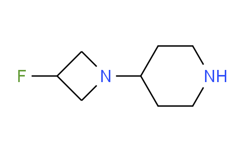CAS No. 1147422-28-3, 4-(3-fluoroazetidin-1-yl)piperidine
