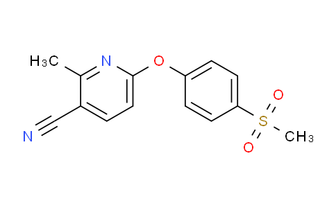 CAS No. 1150100-45-0, 2-Methyl-6-[4-(methylsulfonyl)phenoxy]-3-pyridinecarbonitrile