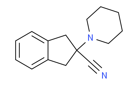 CAS No. 1157984-70-7, 2-(piperidin-1-yl)-2,3-dihydro-1H-indene-2-carbonitrile
