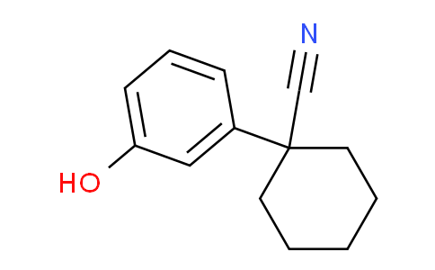 CAS No. 1263285-86-4, 1-(3-Hydroxyphenyl)cyclohexanecarbonitrile