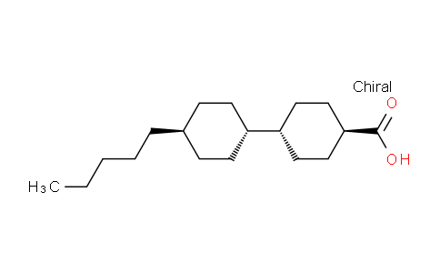 CAS No. 65355-33-1, trans-4-pentyl-(1,1-bicyclohexyl)-4-carboxylic acid