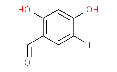 CAS No. 131088-03-4, 2,4-Dihydroxy-5-iodo-benzaldehyde