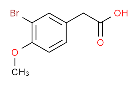 CAS No. 37777-74-5, (3-Bromo-4-methoxy-phenyl)-acetic acid