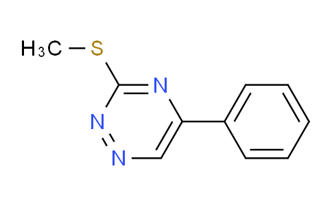 CAS No. 28735-27-5, 3-(Methylthio)-5-phenyl-1,2,4-triazine