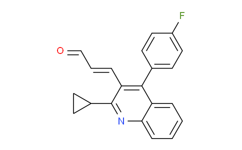 CAS No. 148901-68-2, (E)-3-(2-Cyclopropyl-4-(4-fluorophenyl)quinolin-3-yl)acrylaldehyde