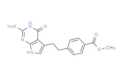 CAS No. 155405-80-4, Methyl 4-(2-(2-amino-4-oxo-4,7-dihydro-3H-pyrrolo[2,3-d]pyrimidin-5-yl)ethyl)benzoate