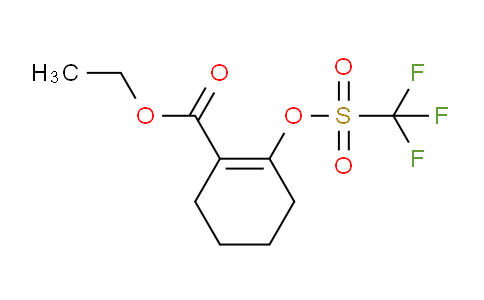 CAS No. 122135-83-5, Ethyl 2-(((trifluoromethyl)sulfonyl)oxy)cyclohex-1-enecarboxylate
