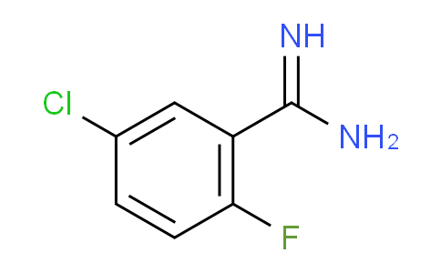 CAS No. 674793-32-9, 5-Chloro-2-fluorobenzimidamide
