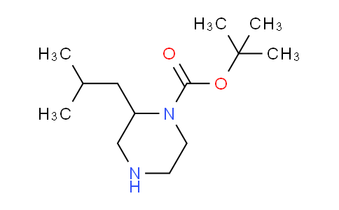 CAS No. 859518-31-3, tert-Butyl 2-isobutylpiperazine-1-carboxylate