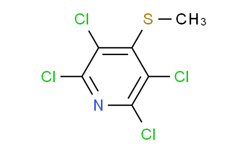 CAS No. 22963-62-8, 2,3,5,6-tetrachloro-4-(methylthio)pyridine