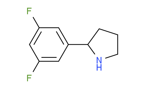 CAS No. 886503-11-3, 2-(3,5-difluorophenyl)pyrrolidine