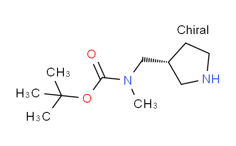 CAS No. 1064051-97-3, (R)-tert-butyl methyl(pyrrolidin-3-ylmethyl)carbamate