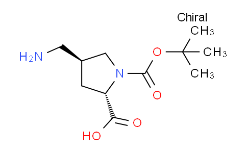 CAS No. 132622-95-8, (2S,4S)-4-(aminomethyl)-1-(tert-butoxycarbonyl)pyrrolidine-2-carboxylic acid