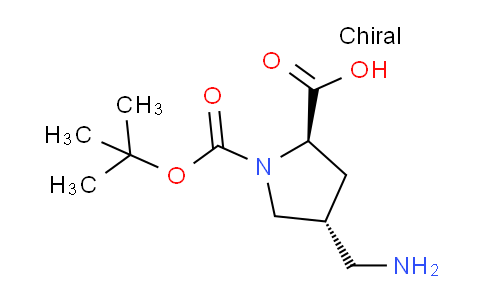 CAS No. 132622-86-7, (4R)-1-(tert-butoxycarbonyl)-4-(aminomethyl)-D-proline