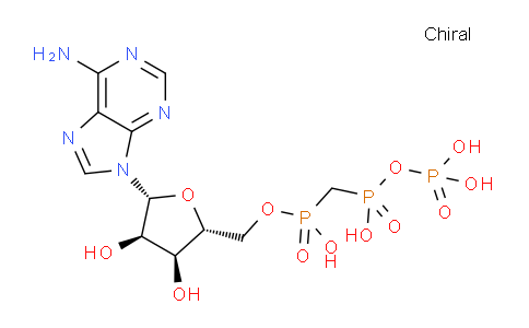 CAS No. 7292-42-4, [(2R,3S,4R,5R)-5-(6-aminopurin-9-yl)-3,4-dihydroxyoxolan-2-yl]methoxy-[[hydroxy(phosphonooxy)phosphoryl]methyl]phosphinic acid