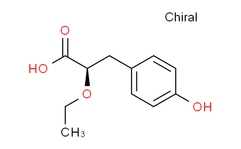 CAS No. 325793-69-9, (R)-2-Ethoxy-3-(4-hydroxy-phenyl)-propionic acid