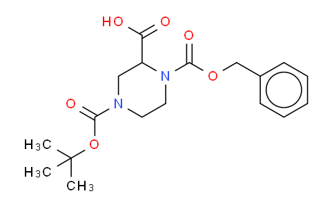 CAS No. 129365-23-7, Boc-4-Cbz-2-Piperazine carboxylic acid
