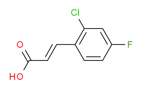 CAS No. 133220-86-7, 2-Chloro-4-fluorocinnamic acid