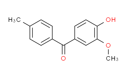 CAS No. 134612-39-8, (4-Hydroxy-3-methoxyphenyl)(p-tolyl)methanone