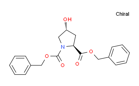 CAS No. 13500-53-3, (2S,4R)-Dibenzyl 4-hydroxypyrrolidine-1,2-dicarboxylate