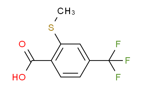 CAS No. 142994-05-6, 2-Methylthio-4-trifluoromethylbenzoicacid