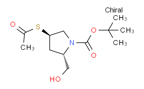 MC789657 | 148017-39-4 | (2S,4R)-tert-butyl 4-(acetylthio)-2-(hydroxymethyl)pyrrolidine-1-carboxylate